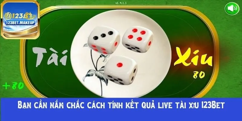 kết quả live tài xỉu 123Bet