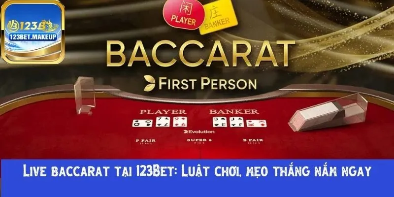 Live baccarat