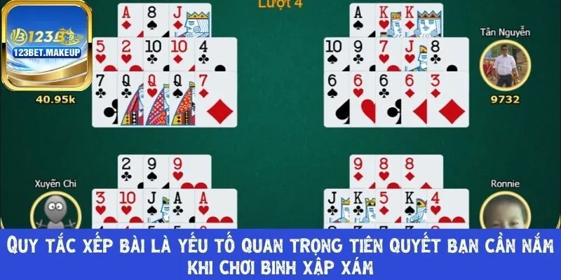 Quy tắc xếp bài